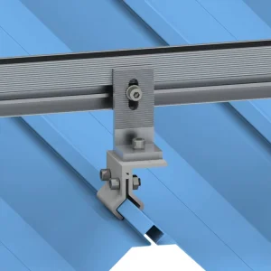 Solar Mounting Bracket for Metal Roof Panels Wind Load up to 130mph Snow Load up to 30psf Anodized Surface