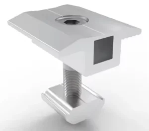 Solar Mounting Components Aluminum Rail Pv Accessories Solar Panel Mid Clamp and End Clamp Rail Link Mount Clamp