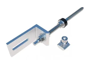 Solar Mounting Hanger Bolt with L Bracket for Tin Roof PV System, Anti-Corrosion