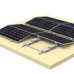Solar Mounting System Flat Roof Mounting Rack Ballasted Solar Mounting System Solar Structure
