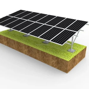 Solar Mounting System High-Strength Wind-Resistant Open-Field TUV-Certified Ground Mount Bracket 60 m/s