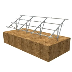 Solar Mounting System Open Field TUV Certified Solar Ground Mount Adjustable