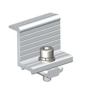 Solar Mounting System Solar Mid End Clamp Solar Accessories Black Sliver Solar Pv Structure Art Sign