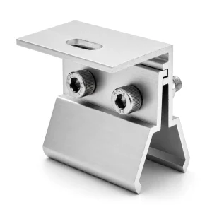 Solar Mounting System with Easy Install Non penetrating Trapezoidal Aluminium Roof Mount for Home