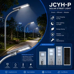 Solar Outdoor Road Street Light IP66 LED Aluminum With Battery DC Power Supply 300W 400W CCC & RoHS Certified 5-Year Warranty