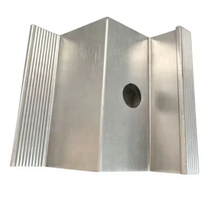 Solar PV BIPV Secondary Gutter Bracket Accessories Horizontal Gutter PV Waterproof Anodized Surface Aluminum Alloy Zhongxin