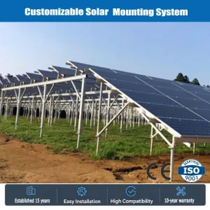 Solar PV Farm Agricultural Mounting Bracket System, Ground-Mounted
