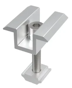 Solar PV Mid and Middle Clamps for Roof and Ground Panel Mounting Systems