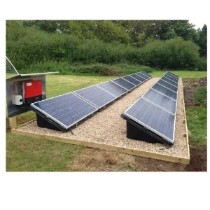 Solar PV Panel Mounting Brackets HDPE Ballasted Ground Flat Roof Mounting Kit