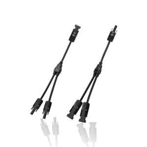 Solar PV Y Branch Connector 1000V 50A 2 1 Parallel Cable Splitter IP67 Waterproof Extension for Solar Panel Systems