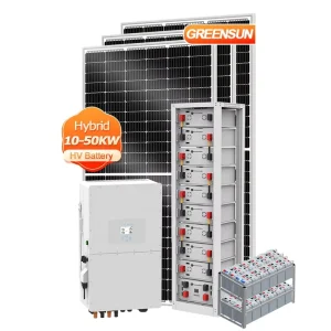 Solar Panel 20Kw 30Kw 50Kw Hybrid Inverter Solar System LiFePO4 Battery Complete Set Kit Solar Energy System