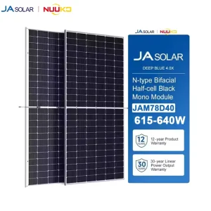 Solar Panel 540W 545W 590W 600W 610W 615W 620W 625W 630W 635W N-Type Photovoltaic Panels