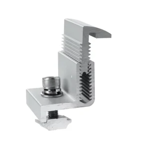 Anodized Aluminum Adjustable Solar Panel End Clamp with Anti-Corrosion Features