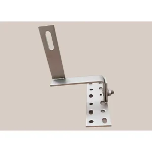 Solar Panel Accessories PV Mounting Hooks Rooftop Brackets for Flat Roof Hot Dip Galvanized 2400 Wind Load 5400 Snow Load