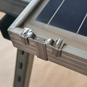 Solar Panel Accessories Plastic and SUS 304 Water Drain Clips PV Module Water Guide Clamps