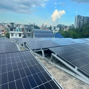 Solar Panel Ballast Mounting Brackets for Flat Roof Aluminum & Stainless Steel up to 60m/s Wind Load