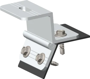 Solar Panel Bracket Metal Roof Rack Accessories Solar Mounting Clamp Aluminum Solar Roof Clamp Art Sign