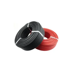 Solar Panel Cable PV Connector Wire 2.5mm2 4mm2 6mm2 With Connector Black 10 AWG Solar Extension Cable