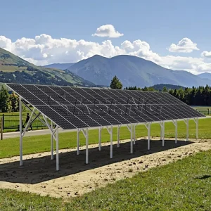 Solar Panel Ground Mounting System Carbon Steel Ground Mount Racks Brackets for Solar Power System