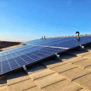 Solar Panel Holder Mounted Pv Solar Panel Aluminum Rail Mounting System for Shingle Roof Solar Module Support System