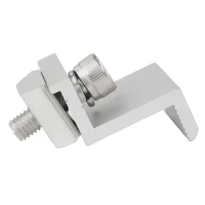 Solar Panel Installation Accessories Solar Support Bracket Solar End Clamp Aluminum Side Clamp for Panel Mounting