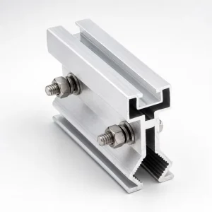 Solar Panel Installation Mounting System SUS304 Steel Bolts High Strength Trapezoidal Metal Roof Clamp Wind Load 40m/s