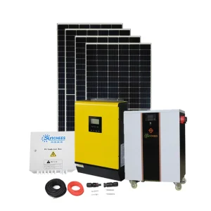 Solar Panel Inverter Kits Solar Energy System 10kw Hybrid 48V Lithium Battery Outdoor 220V Home Appliance Mono