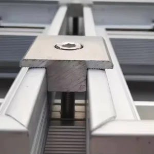 Solar Panel Mid Clamp and End Clamp for Different Panel Thicknesses