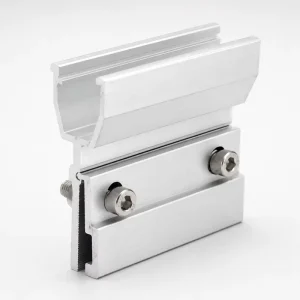 Solar Panel Mounting Clamp for Industrial Metal Tin Roof High Strength Aluminum Alloy Anodized Surface Wind Load 40m/s Snow Load