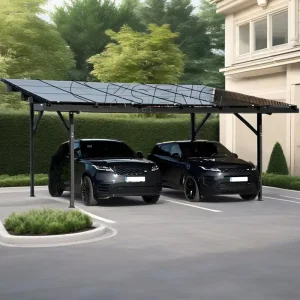 Solar Panel Mounting Solar Carport Aluminum Solar Panel Carport Black Photovoltaic Carport
