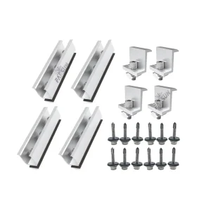 Solar Panel Mounting Structure Aluminum Short Rail