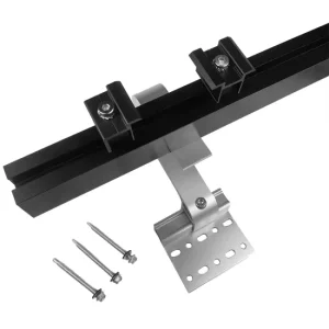 Solar Panel Mounting System with Tile Roof PV Structures and Photovoltaic Hook Bracket
