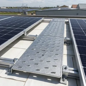 Solar Panel Roof Access System Walkway for Commercial and Industrial Rooftops