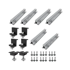 Solar Panel Roof Mounting System Aluminum Solar Rail