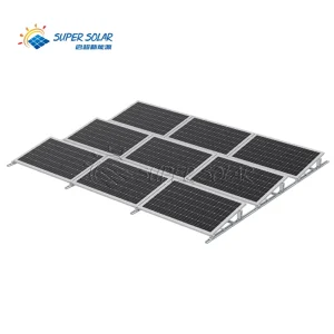 Solar Panel Roof Mounting System with Ballast Bracket