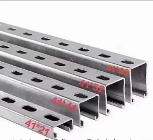 Solar Panel Roof Mounting System with Ground Mount C-Channel Support