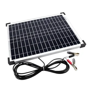 Solar Panel Small Rigid Panel Size 10W 15W 20W 30W 50W Glass Solar Panel PV Module Kits 18V for 12V Battery