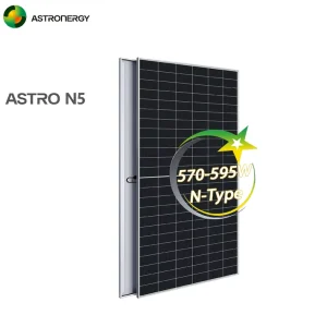 Solar Panel Supplier 465W 640W N Type Bifacial Half Cell Panels 23% Efficiency Anodized Aluminium Alloy Frame