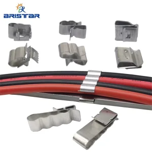 Solar Panel System Kits SUS 304 Material PV Wire Cable Clip