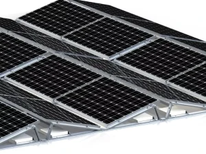 Solar Panel Triangle Mount Structure for Flat Roof PV Bracket System Aluminum Roof Mount Racking Kit Solar Panel Mounting System