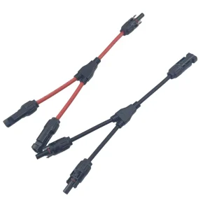 Solar Panel Waterproof Y Splitter Branch Cable PV Parallel Adapter Wire for Energy Storage System