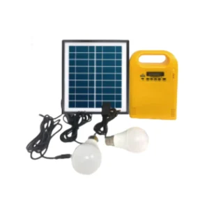 Solar Panel and LED Lighting System for Home