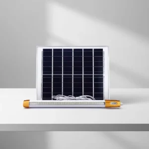 Solar Panel with LED Tube