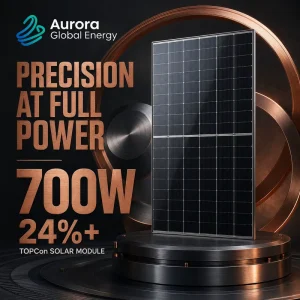 Solar Panel with Silicon Cells for Residential Commercial and Industrial Energy Systems