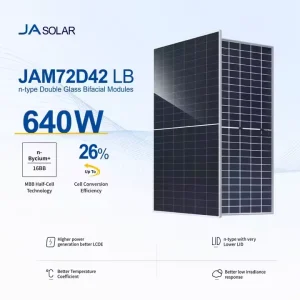 Solar Panels N Type Double Glass Bifacial 625w 630w 635w 640w 645w 650Watt PV Modules