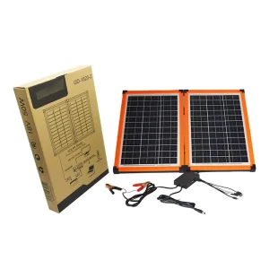 Solar Panels Polycrystalline Silicon 18V 40W Glass Solar Panels Solar Photovoltaic Panels with USB DC Output Port