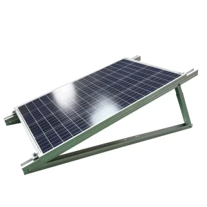 Solar Photovoltaic Adjustable Angle Aluminum Alloy Anodized Bracket with Rail Ground System Made in China