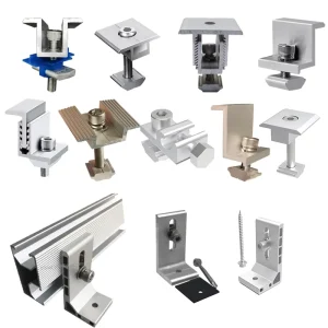 Solar Photovoltaic Panel Mounting System Solar Panel Clamp Edge Pressure Block Solar Power Generation Accessories
