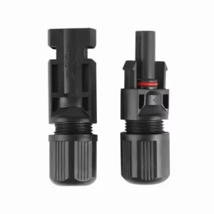 Solar Plug Connector Battery Panel Assembly Cable Photovoltaic System 1000V 1500V 30A 35A Flame Retardant PC Housing