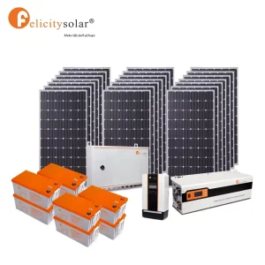 Solar Portable Generator for Solar Farm With Solar Power Battery
